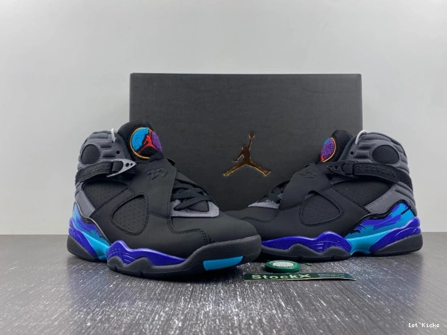 1st Kicks Shoes Retro 305381-025 8 Aqua Jordan (2015) 0817